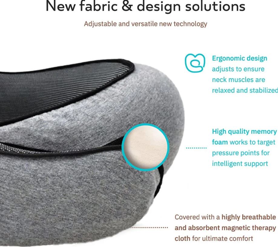 Travel Neck Pillow, Chin Support Pillow, Adjustable Pillow for Home