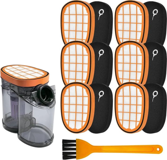 6 Pieces Filter for Philips SpeedPro Max Aqua Cordless Vacuum Cleaner