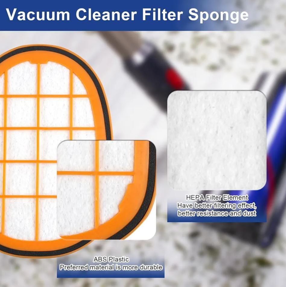 6 Pieces Filter for Philips SpeedPro Max Aqua Cordless Vacuum Cleaner