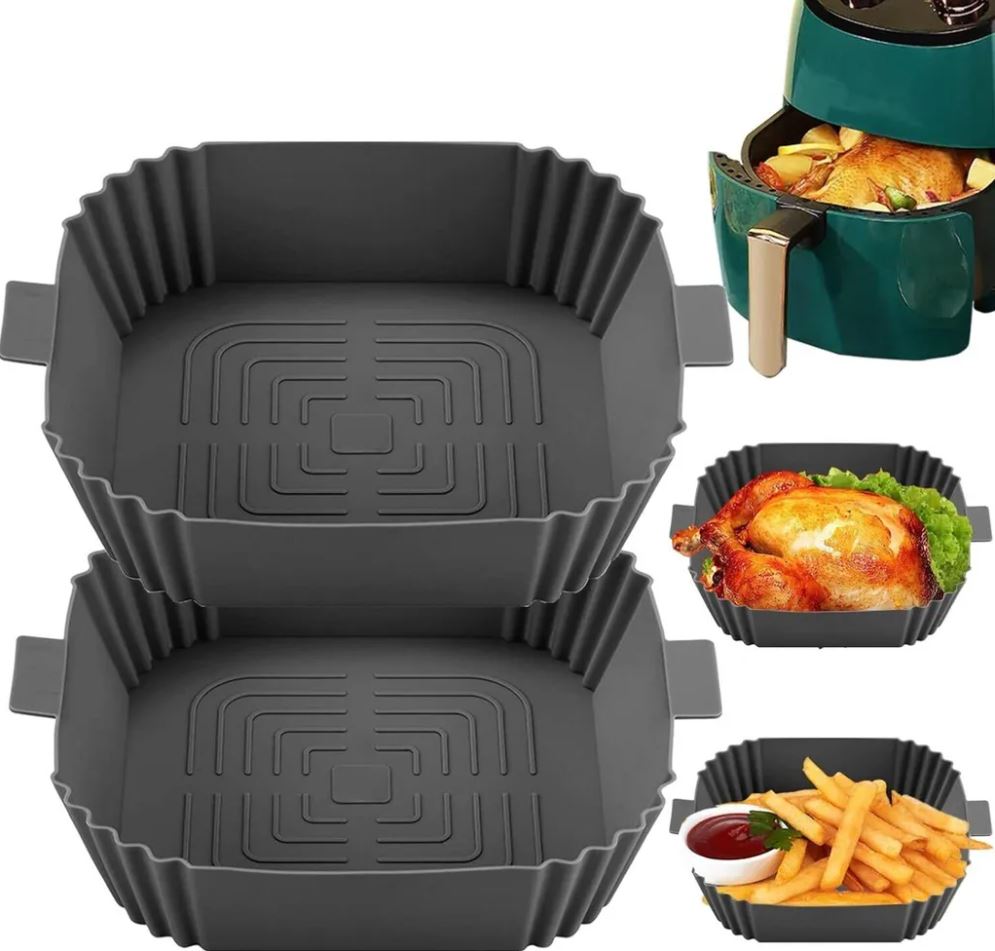 Silicone baking mold for air fryer-air fryer parchment paper cutouts, silicone mold