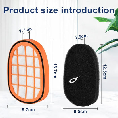 6 Pieces Filter for Philips SpeedPro Max Aqua Cordless Vacuum Cleaner