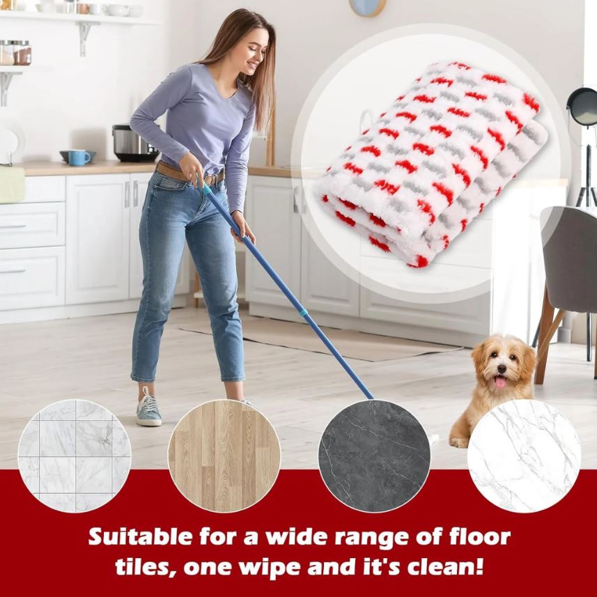 2 pieces for Vileda Ultramax XL Floor Wiper Replacement Cover Set & XL Mop Replacement Cover