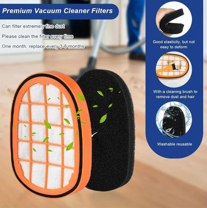 6 Pieces Filter for Philips SpeedPro Max Aqua Cordless Vacuum Cleaner