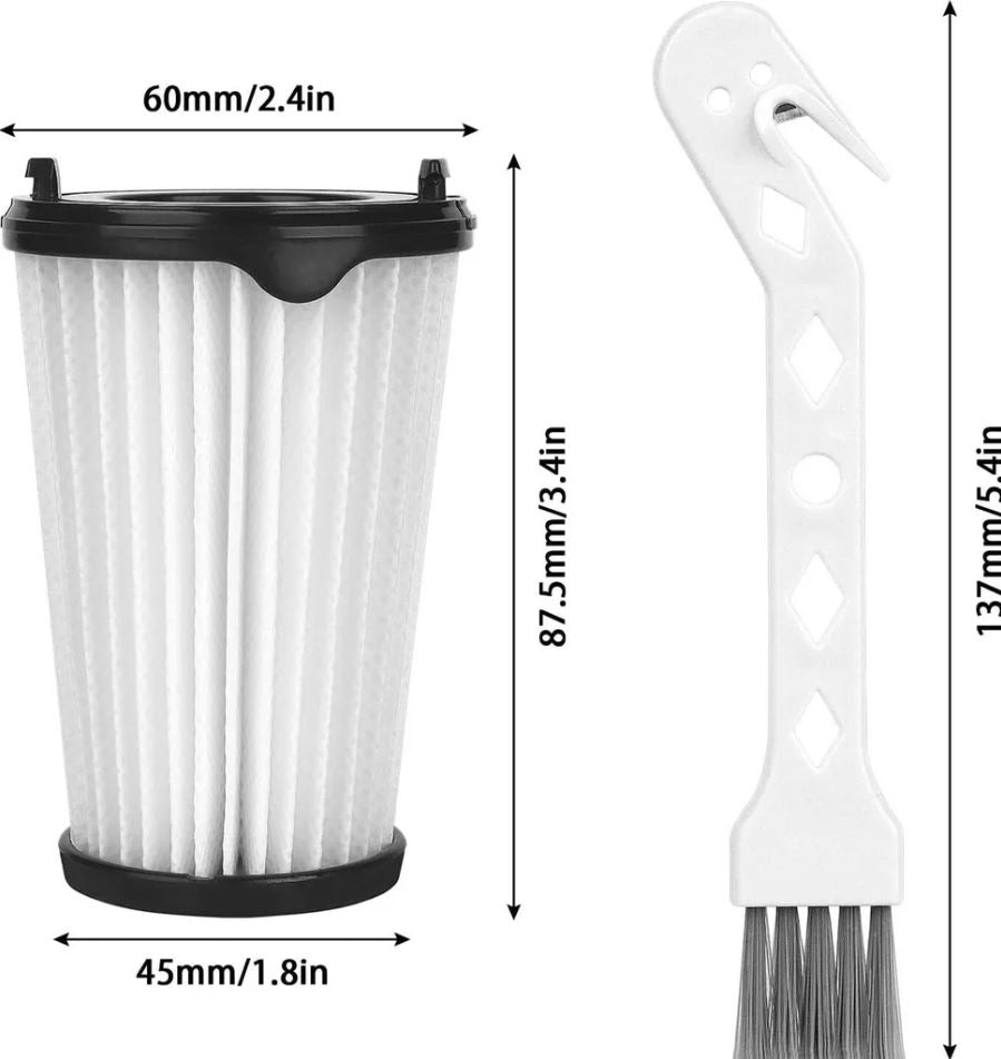 Set of 6 filters for AEG CX7 CX7-2 vacuum cleaner for all models