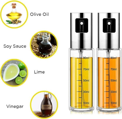 Oil Dispenser 100ml - Set of 2 Oil Sprayers - 100ml Capacity Each