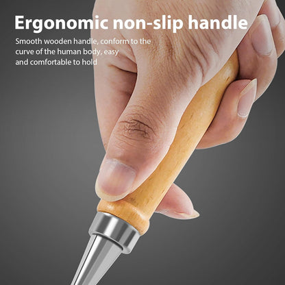 Wood chisel set with ergonomic handle, high hardness - woodworking tools for precise carving and furniture making