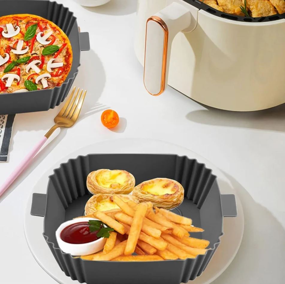 Silicone baking mold for air fryer-air fryer parchment paper cutouts, silicone mold