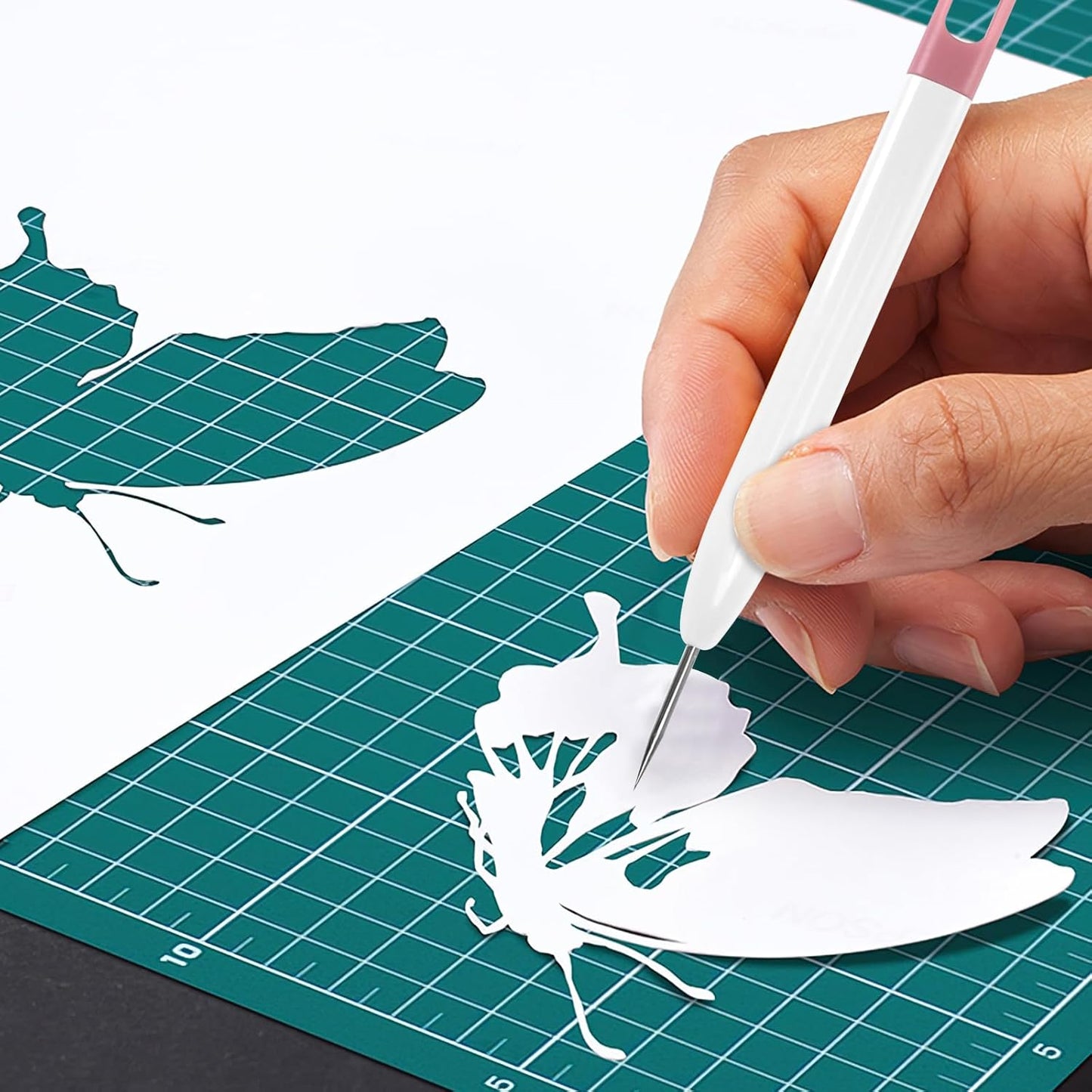 Kasann Plotter Accessories 6-piece Grid Removing Tool DIY Plotter Tool for Scrapbooking, Silhouette