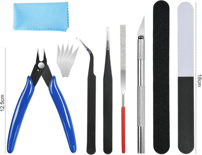 Basic Tool Model, 14 pcs, Gundam, Building Tool Kit, Basic Tool Model, DIY Set