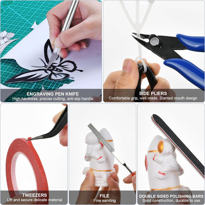 Basic Tool Model, 14 pcs, Gundam, Building Tool Kit, Basic Tool Model, DIY Set