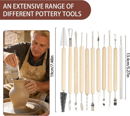 Modeling tool, sculpting tools, ceramic clay, clay sculpting tool with storage bag