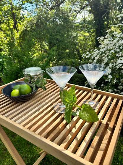 Wooden tray with stand/breakfast tray/serving tray